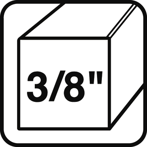 3/8” Vierkant