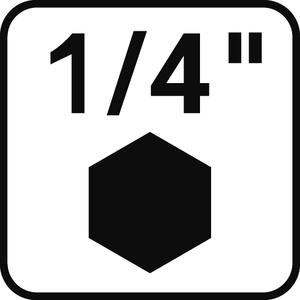 ¼”-Sechskant Aufnahme