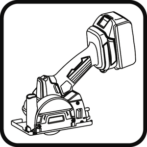Kompakte Akku-Handkreissäge