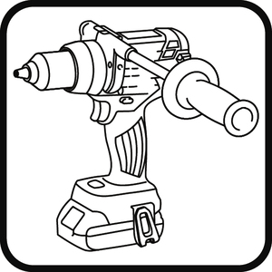 Bohrschrauber  mit Seitengriff