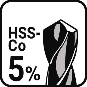 HSS-Bohrer inkl. 5% Cobalt