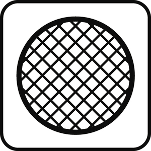 Netzschleifmittel rund