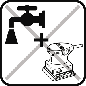Nicht zum Nassschleifen geeignet