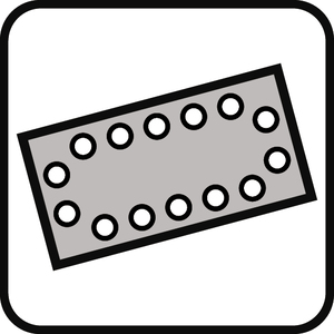 Schleifpapier 115x280 14-fach gelocht