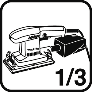 Schwingschleifer 1/3 Papierblattgröße
