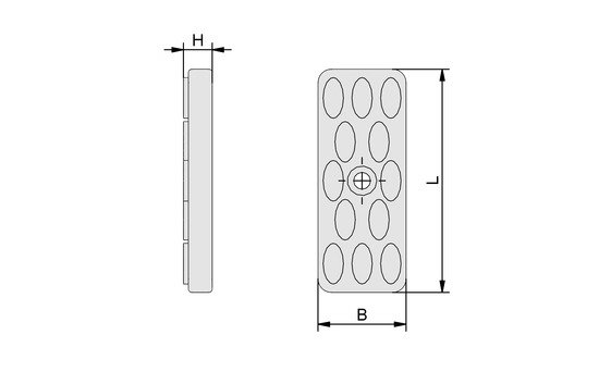 ISRPL 66x66x8.5