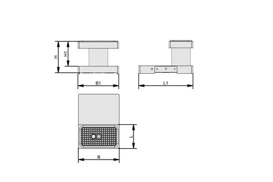 Schmalz Alu-Blocksauger VCBL-K1-HD 128x75x100mm 1-Kreis