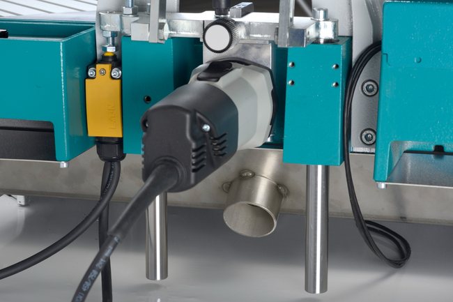 Absauganschluss der Hoffmann MU3-D Nutfräsmaschine