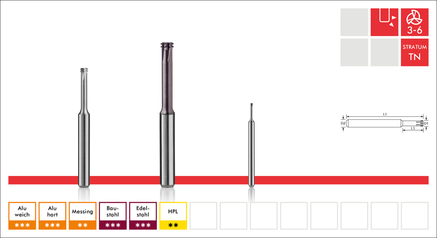 vhf Gewindewirbler STRATUM TN – beschichtetes Gewindewerkzeug